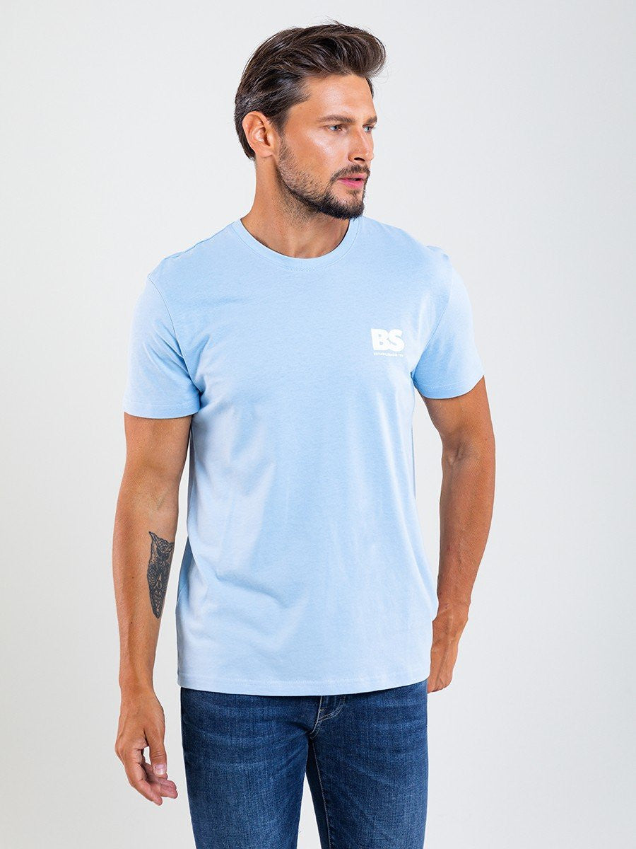 T.Shirt with Print | Light Blue