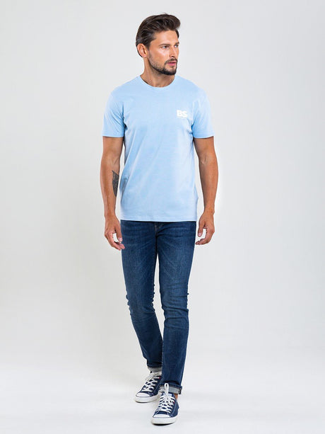 T.Shirt with Print | Light Blue