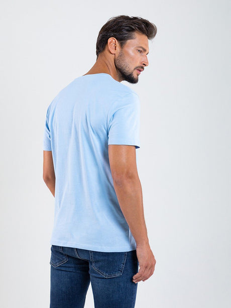 T.Shirt with Print | Light Blue