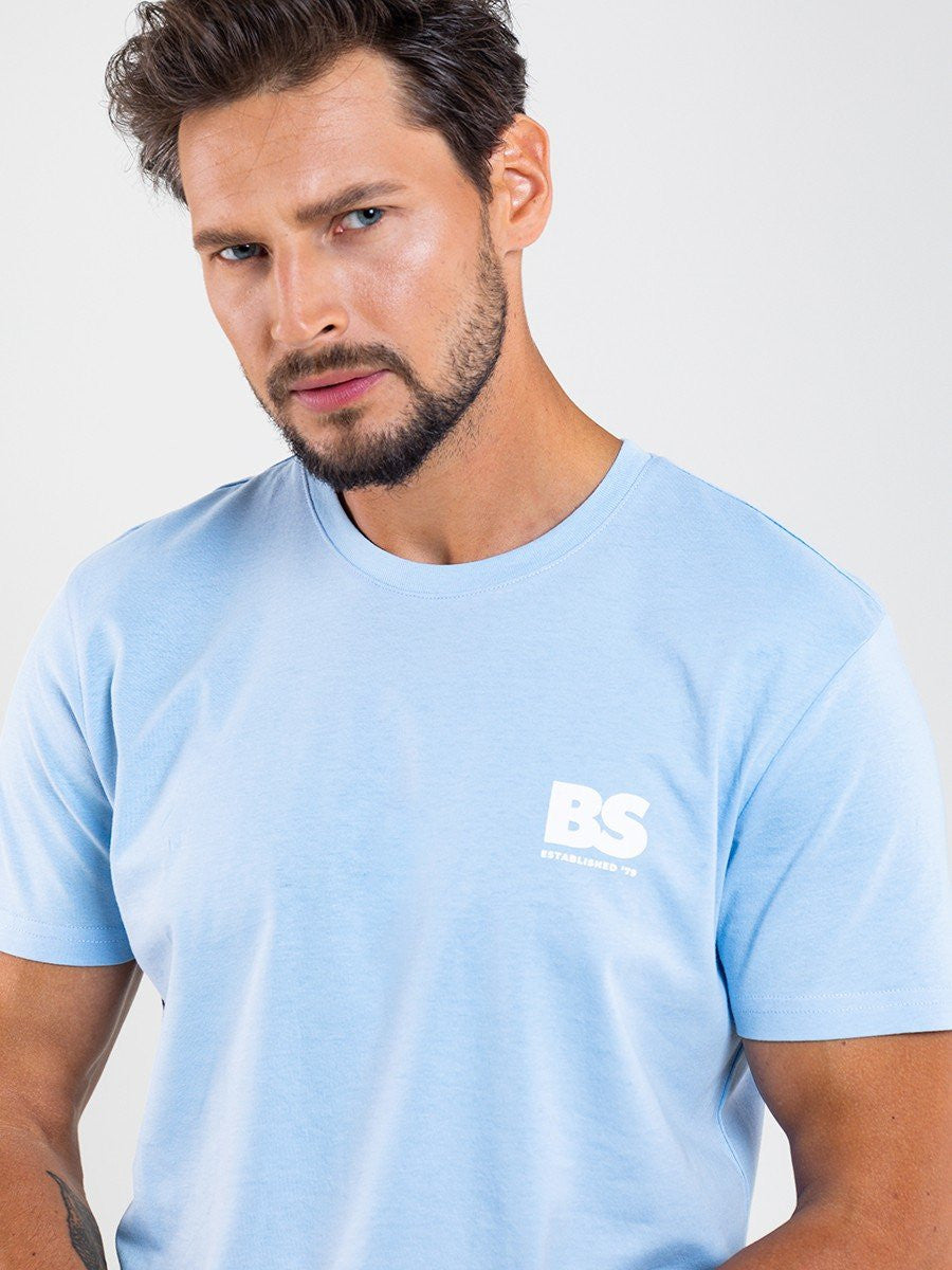 T.Shirt with Print | Light Blue