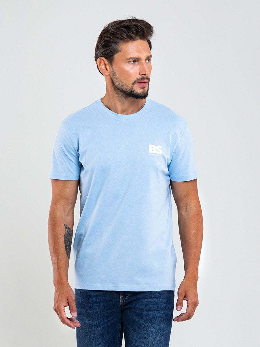 T.Shirt with Print | Light Blue