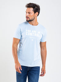 T.Shirt YOU ARE IN CONTROL | Blue