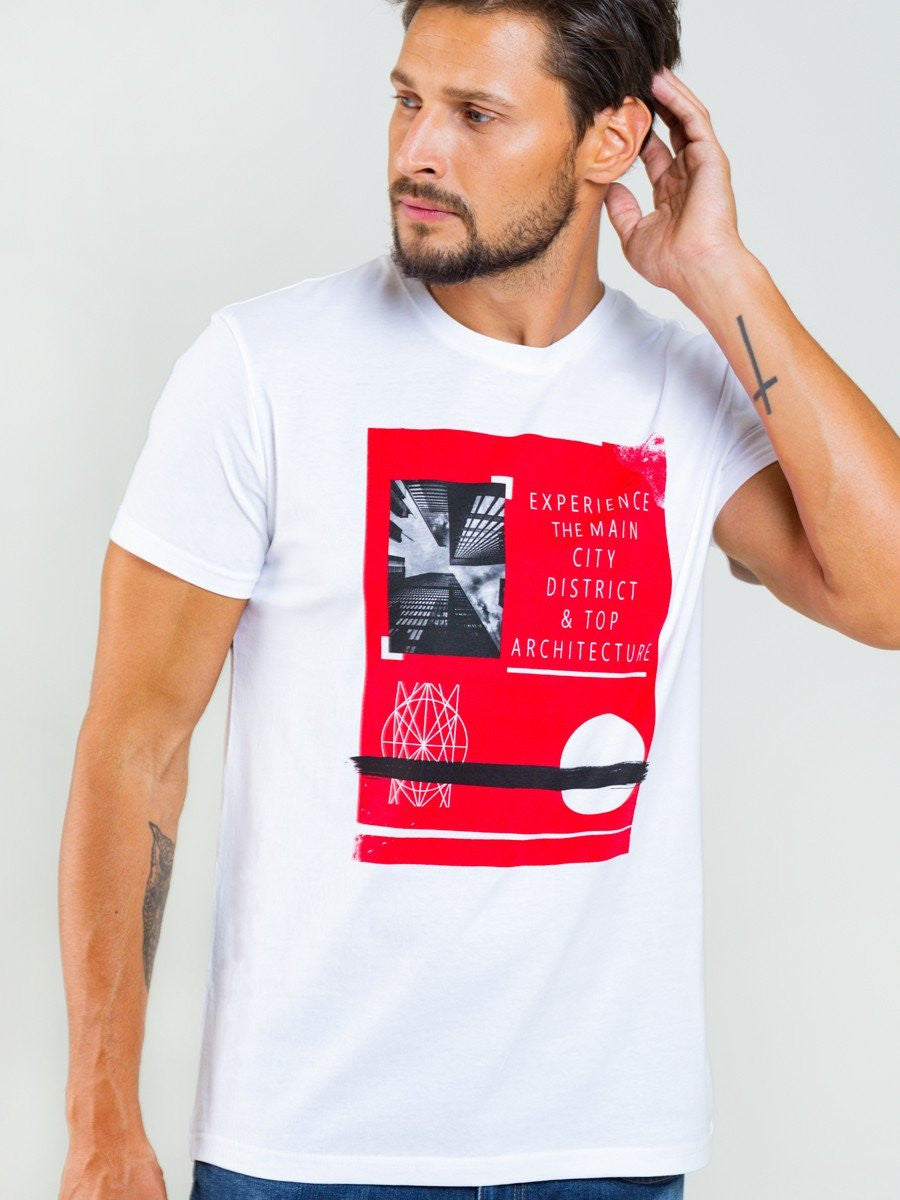 T.Shirt with Print | White
