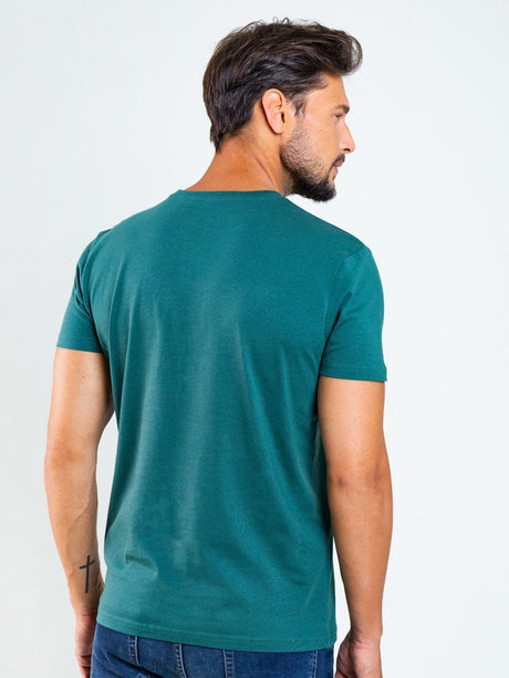 T.Shirt with Print | Dark Green