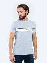 T.Shirt with Print | Light Grey