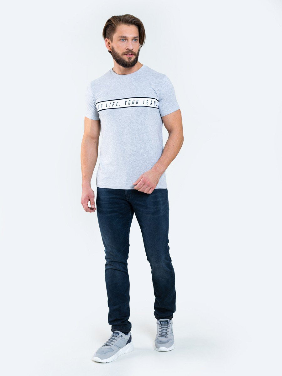 T.Shirt with Print | Light Grey