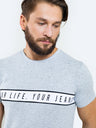 T.Shirt with Print | Light Grey