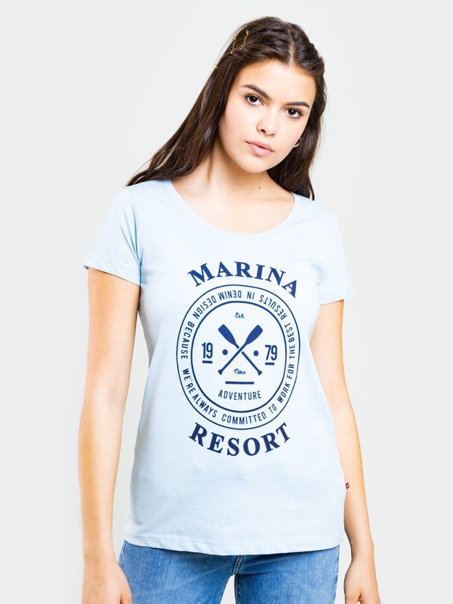 T.Shirt with Print | Light Blue