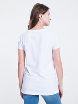 T-Shirt with Print | White