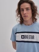 BIG STAR Logo T-Shirt Organic Cotton | Light Blue