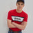 BIG STAR Logo T-Shirt Organic Cotton | Red