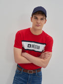 BIG STAR Logo T-Shirt Organic Cotton | Red