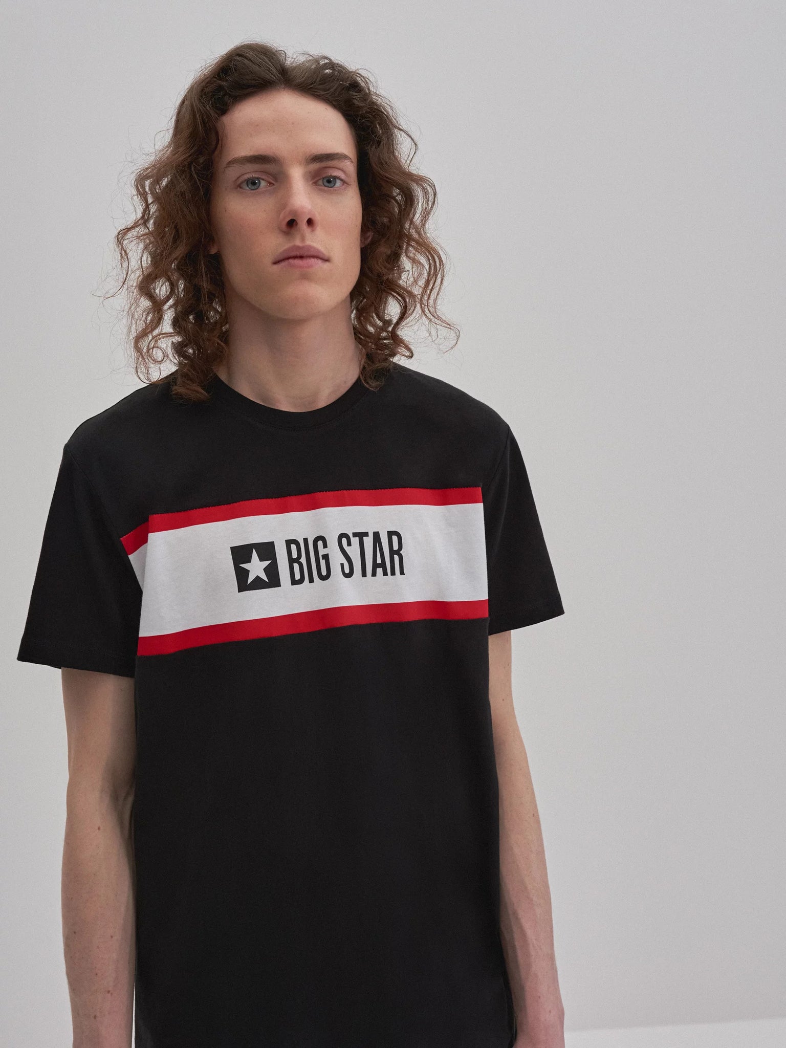 BIG STAR Logo T-Shirt Organic Cotton | Black