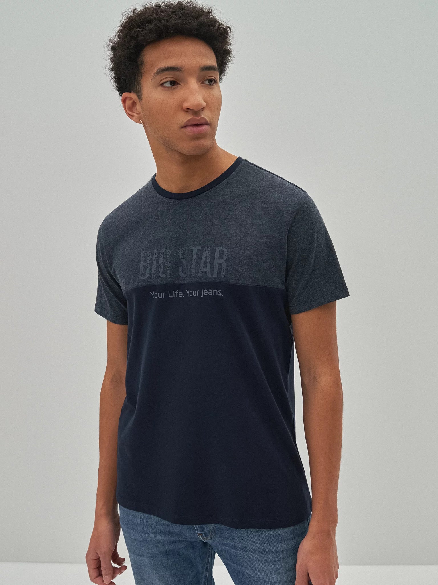 BIG STAR T.Shirt  | Navy
