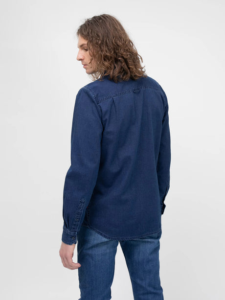 Denim Shirt | Navy Blue