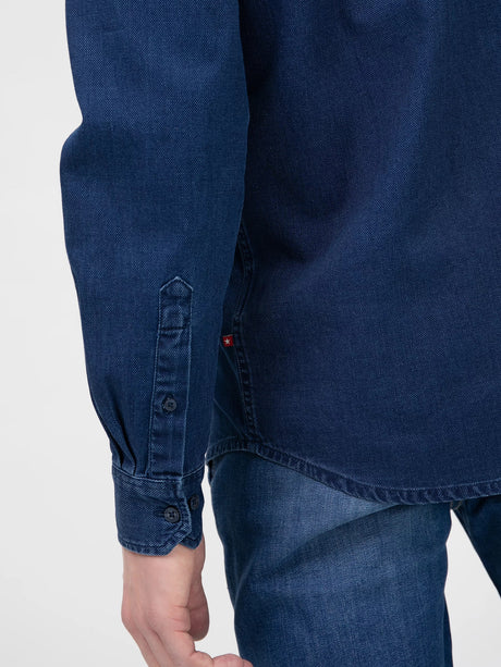 Denim Shirt | Navy Blue