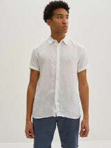 Linen Shirt Short Sleeves | White