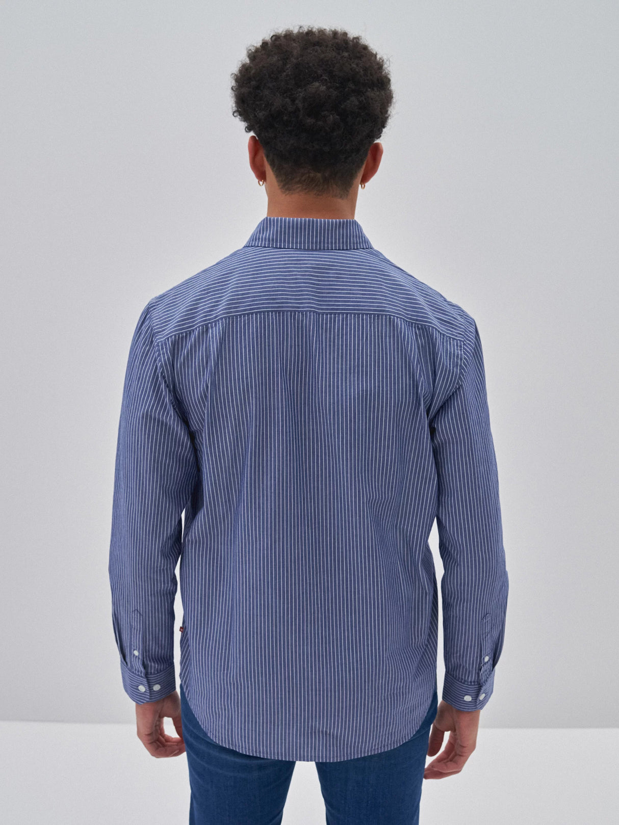 Shirt BIG STAR with Stripes | Blue Stripe