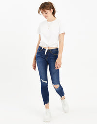 Low Waist Skinny Jeans | Denim Blue (EHMD)