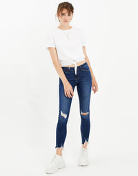 Low Waist Skinny Jeans | Denim Blue (EHMD)