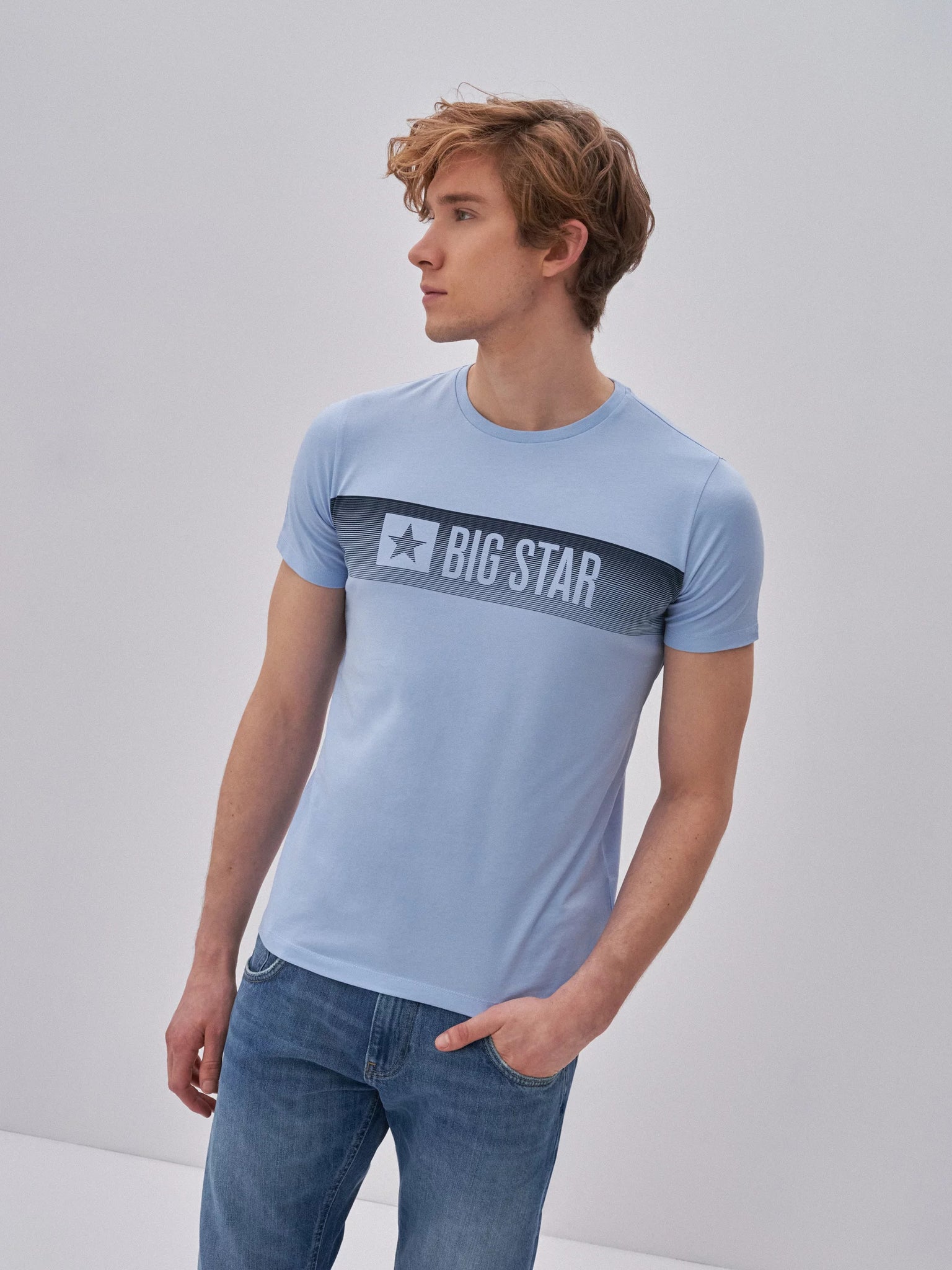 BIG STAR T-Shirt | Light Blue