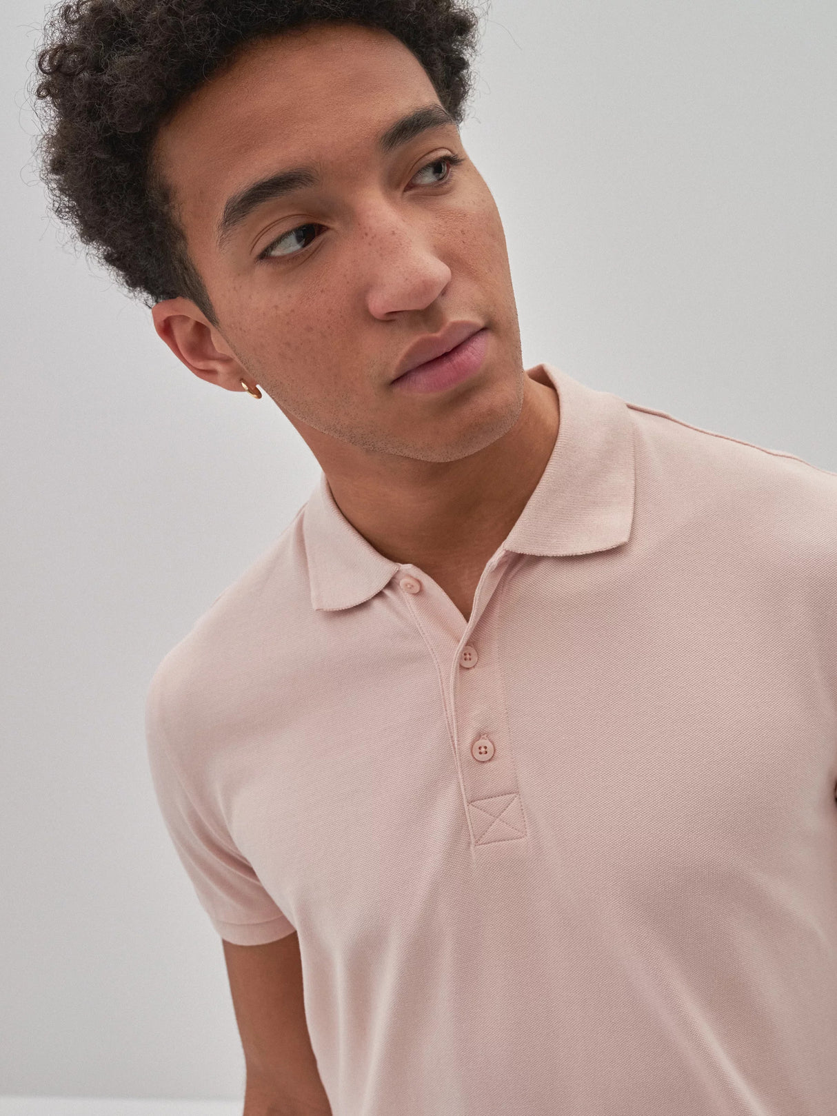 BIG STAR Basic Polo | Light Pink