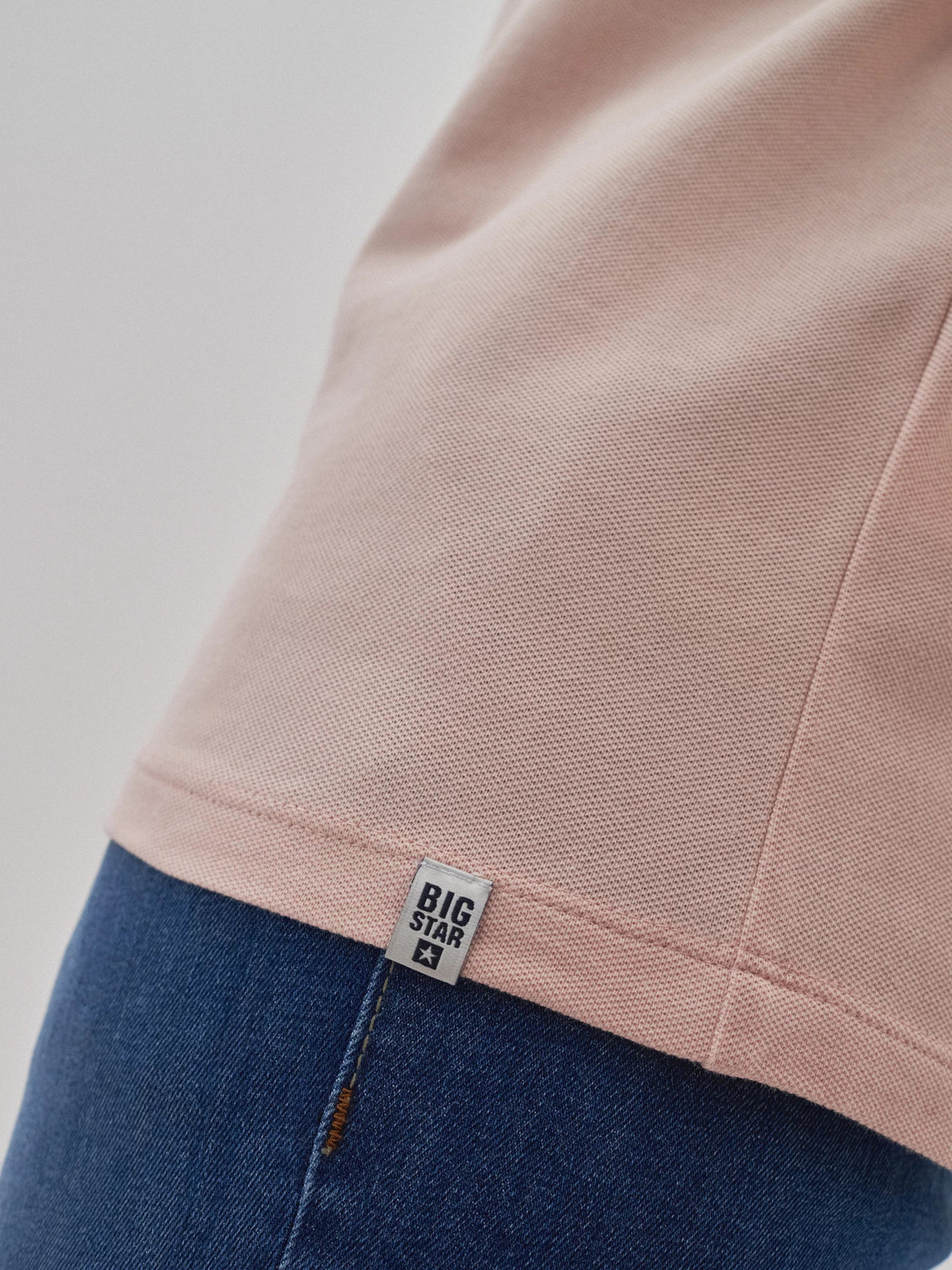 BIG STAR Basic Polo | Light Pink