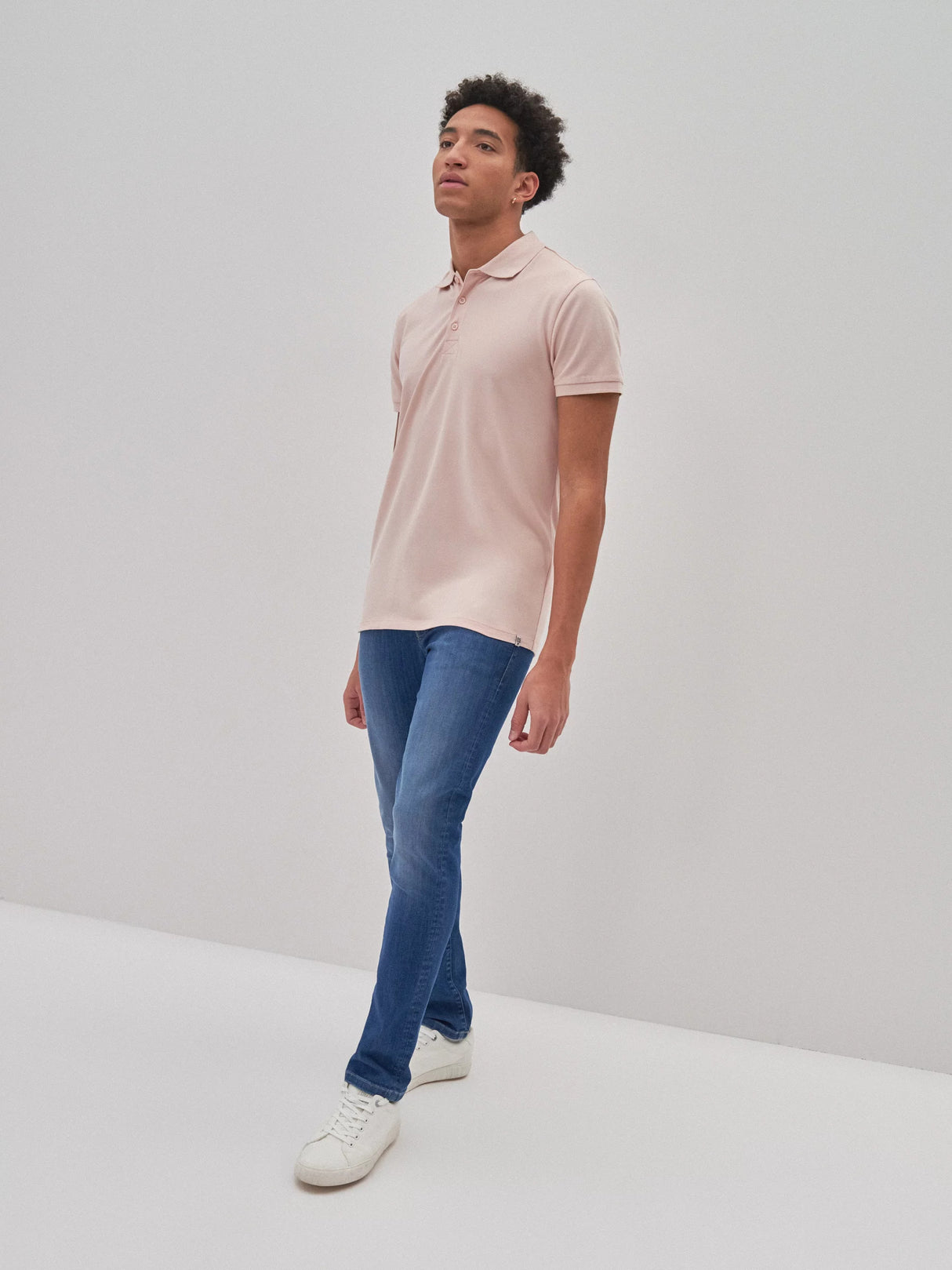 BIG STAR Basic Polo | Light Pink