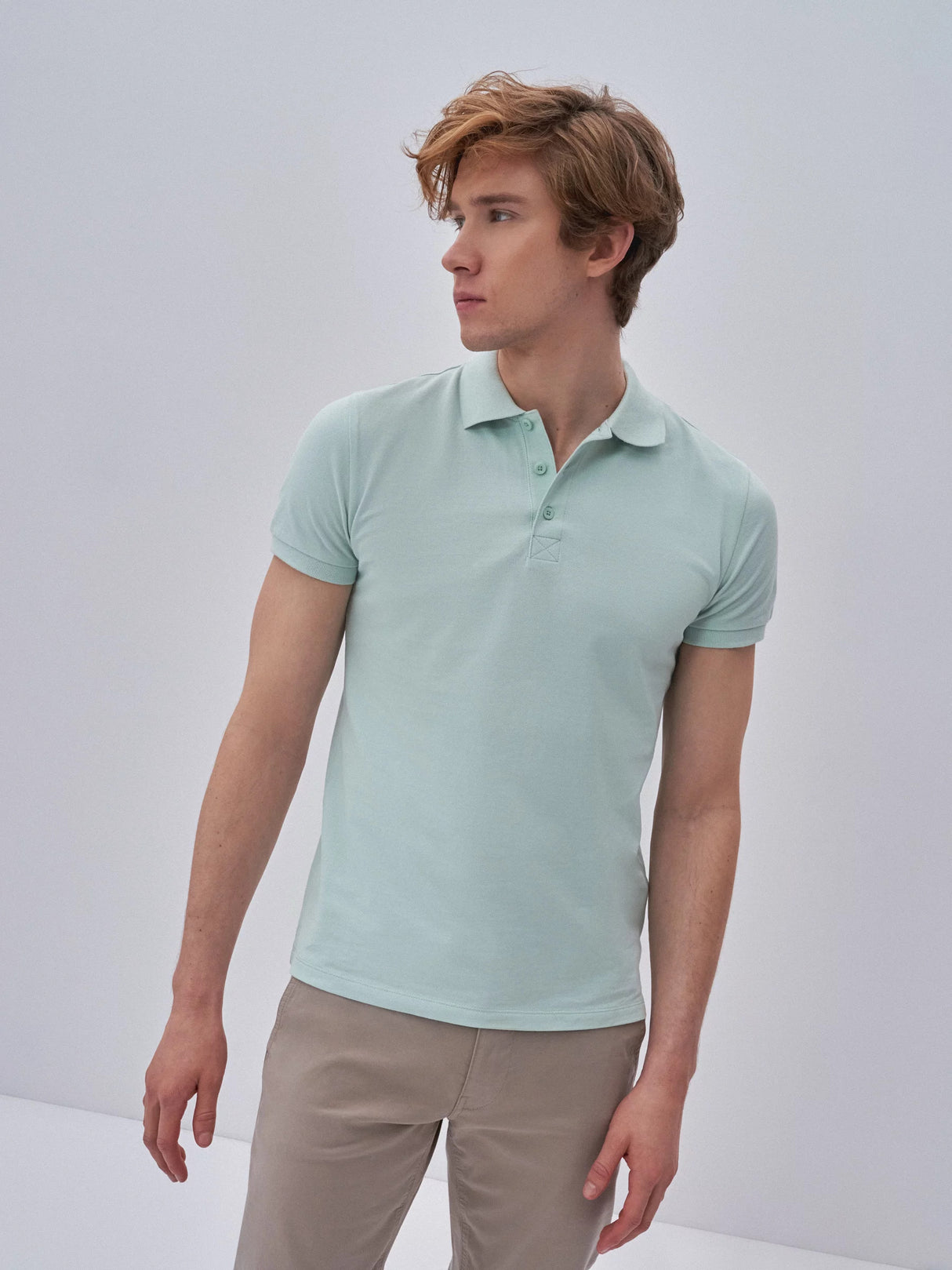 BIG STAR Basic Polo | Light Green