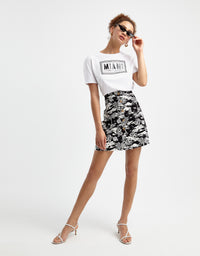 T-Shirt with Slogan | Irish Cream