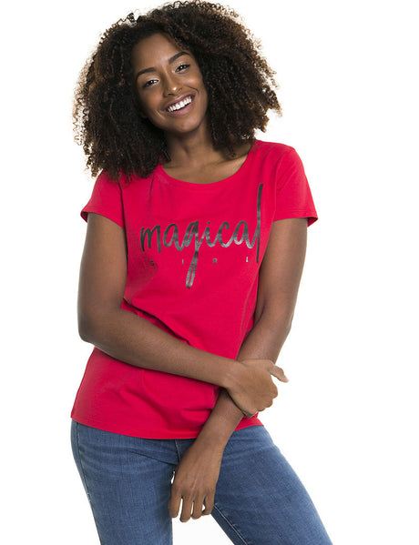 T.Shirt with Print | Red