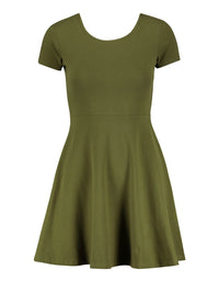 Skater Dress | Deep Green 
