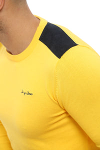 Basic Sweater Round Neck | Yellow