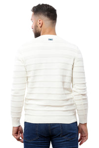 Sweater with Special Knitting | White