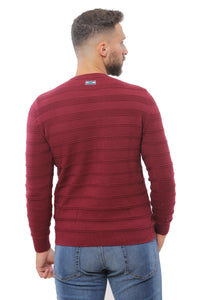 Sweater with Special Knitting | Bordeaux