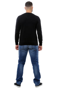 Basic Sweater V-Neck | Black