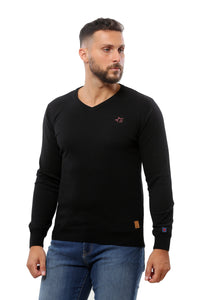 Basic Sweater V-Neck | Black