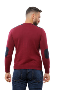 Basic Sweater Round Neck | Bordeaux