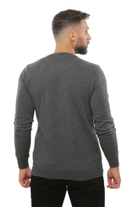 Basic Sweater V-Neck | Anthracite