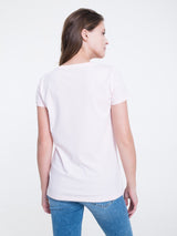 T-Shirt with Print | Light Pink