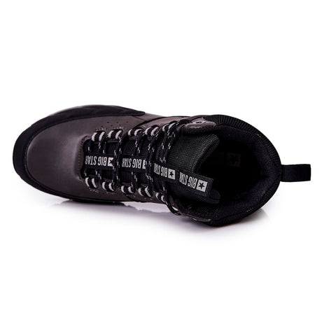 High Sport Shoes Big Star | Black - Dark Grey