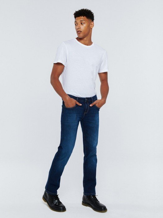 BIG STAR Slim Fit Jeans | Ink Blue Wash