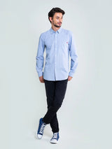 BIG STAR Shirt Long Sleeve | Blue
