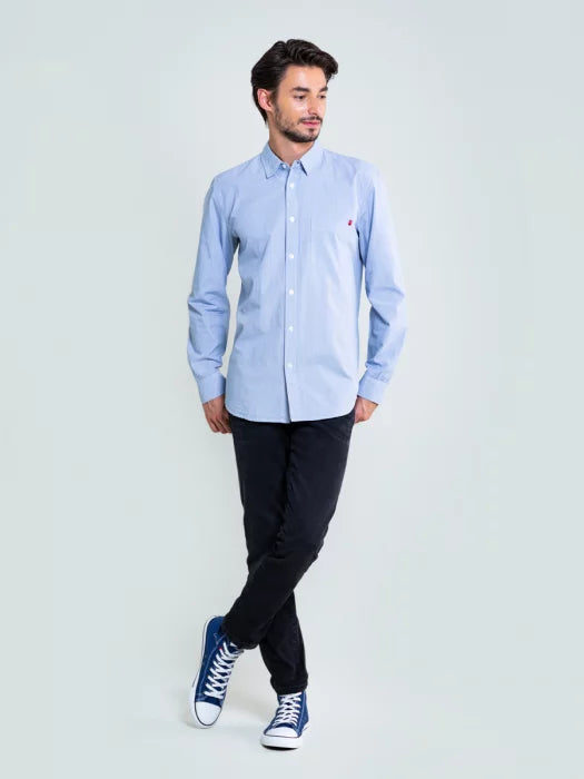 BIG STAR Shirt Long Sleeve | Blue