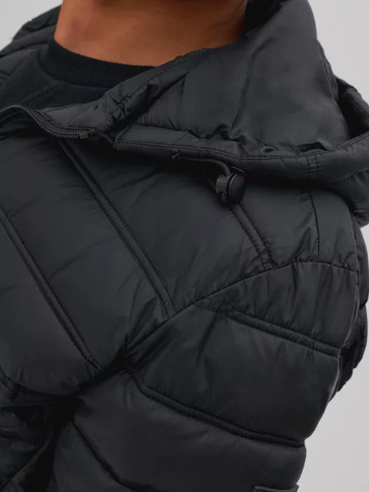 BIG STAR Quilted Jacket | Black