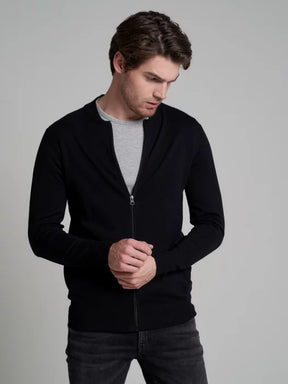 Big Star Full Zip Sweater | Black