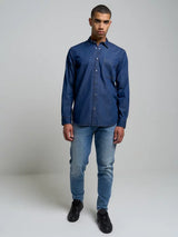 BIG STAR Denim Shirt Long Sleeve | Dark Blue