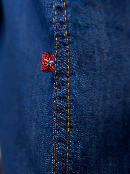 BIG STAR Denim Shirt Long Sleeve | Dark Blue