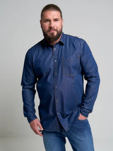 BIG STAR Denim Shirt Long Sleeve | Dark Blue