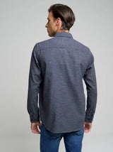 BIG STAR Shirt Long Sleeve | Dark Grey
